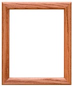 8 X 10 Rectangle Ready-made Oak Frame, Oak Frames
