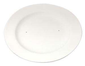 11-3/4 Rimmed Plate, Round Shaped Molds