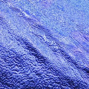 Dichroic Violet On Thin Black - 4 X 4, CBS 4x4 on Thins