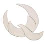 Embracing Dove Bevel Cluster