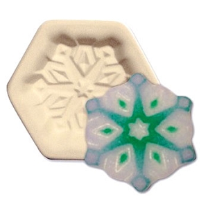 Snowflake #2 Casting Mold, Holiday Fusing Molds