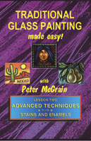 Traditional Glass Painting Made Easy II - DVD, Kits and Instruction
