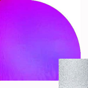 1/4 Sheet Green / Magenta Blue On Clear Granite - 90 Coe