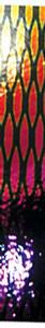 Dichroic Strip - Marquis on Thin Black (90 COE), Strips