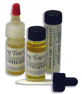 Hang Your Glass Adhesive Kit - 75 Applications, Display Stands