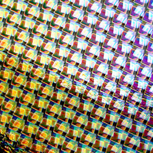 Box Pattern Dichroic On Thin Black, CBS 4x4 Patterns