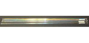 Dichroic Clear Rod - 96 coe, Dichroic - 96