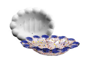 6-1/2 Ruffle Soap Dish, Other Shaped Molds