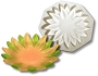 7 Plain Floral Casting Mold