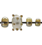 Amber Lustre Rods, Flameworking Clearance