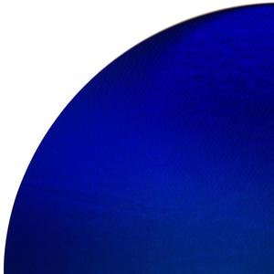 Dichroic 96 Coe Yellow/ Blue On Thin Black - 1/4 Sheet, CBS 1/4 Sheet on Thin Black