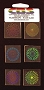 6 Large Dichroic Pinwheels - 96 Coe