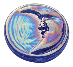 Crescent Moon Glass Discs, Nuggets & Gems