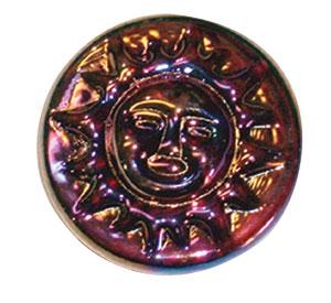 Celestial Glass Sun Discs, Nuggets & Gems