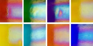 Bullseye Thin Iridescent Jewel Tones Glass Pack, Glass Packs - 90 COE