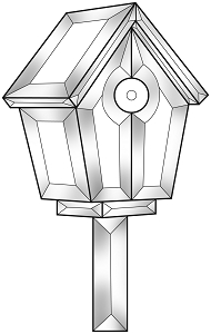 Birdhouse Bevel Cluster