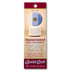 Blue Transparent Dye - 1 oz, Resins & Colorants