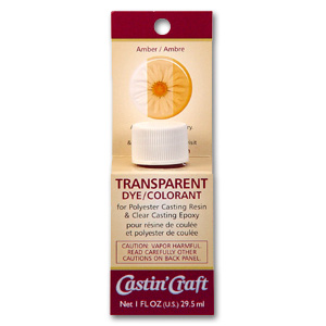 Amber Transparent Dye - 1 oz, Resins & Colorants