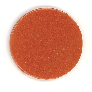 30 Large Orange Circles, Fusible Shapes