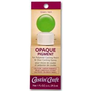 Green Opaque Pigment - 1 Oz, Resins & Colorants