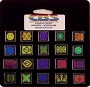 20 Small Dichroic Icon Pinwheels - 90 Coe