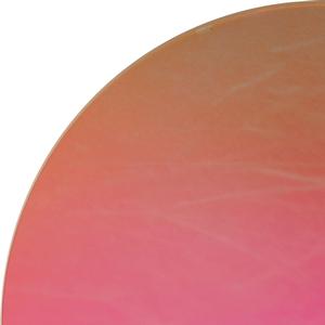 Dichroic 96 Coe Magenta/ Green On Thin Clear - 1/4 Sheet, CBS 1/4 Sheet on Thin Clear