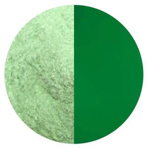 8-1/2 oz Dark Green Transparent Powder Frit - 96 COE