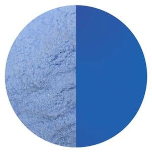 8-1/2 oz Dark Blue Transparent Powder Frit - 96 COE