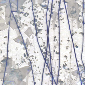 Bullseye Fracture Streamers Icy Christmas On Clear