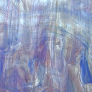 Wissmach Dark Blue, Light Amber & Purple Wispy Stained Glass