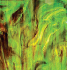 Wissmach Dark Brown and Green Wispy, Wispy and Streaky