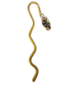 Gold Wavy Bookmark - 2 Pack, Gift Items