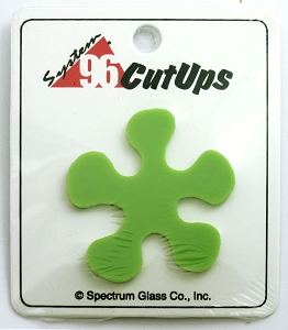 System 96 Cut-up Amazon Green Blob, Fusible Shapes