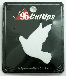 System 96 Cut-up White Dove, Fusible Shapes