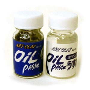 Art Clay Oil Paste and Thinner, Silver Metal Clay