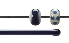 Midnight Blue Transparent Rodz, Bullseye Transparent Rods