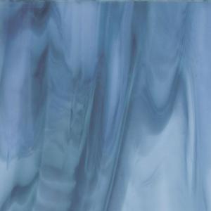 Bullseye Powder Blue Opal, Marine Blue Streaky - 90 Coe
