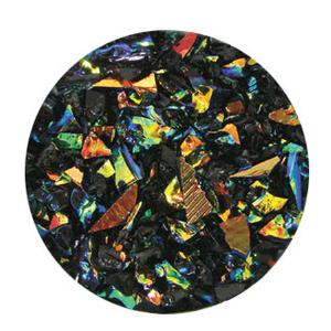 2 oz Black Dichroic Frit, Dichroic Frit