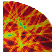 Dichroic Candy Apple Pixie Stix On Thin Clear - 1/4 Sheet, CBS 1/4 Sheet Patterns