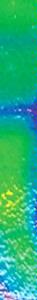 Dichroic Strip - Emerald Aurora Borealis on Thin Black (90 COE), Strips