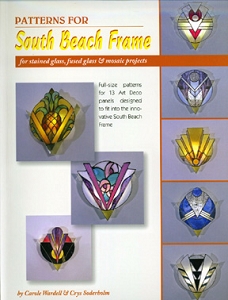 Patterns for South Beach Frame, Stained Glass Books & DVDs Sale