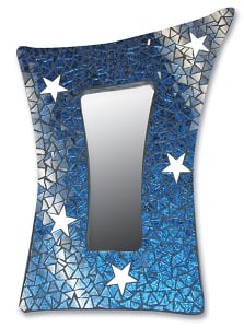 Space Mirror Wood Plaque, Mirrors