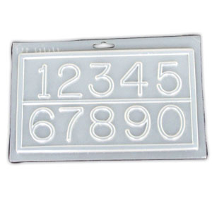 Numbers Resin Mold, Supplies