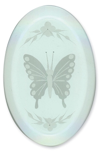 Butterfly Engraved Bevel
