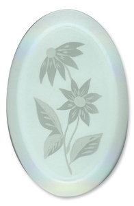 Sunflower Engraved Bevel