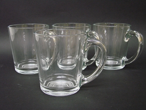 13.5 oz Glass Mugs - 4 pack, Supplies