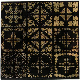 Glass Accents Gold Corners Decal, Fusing Decals