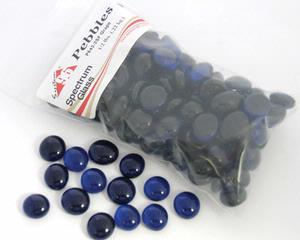 System 96 Glass Pebbles - Blue Purple, Glass Pebbles - 96 COE