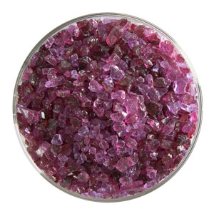 1 lb Fuchsia Transparent Frit - Coarse, Coarse Frit