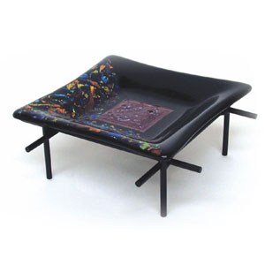 6-3/4 Square Riser Stand - Copper Vein, Display Stands & Hardware